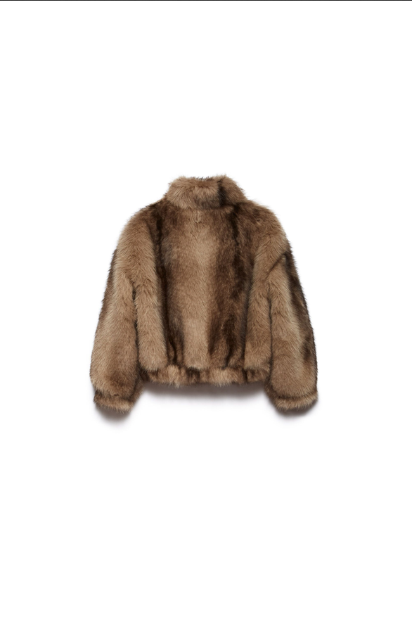 Fur Yvette Giacca bomber - gold