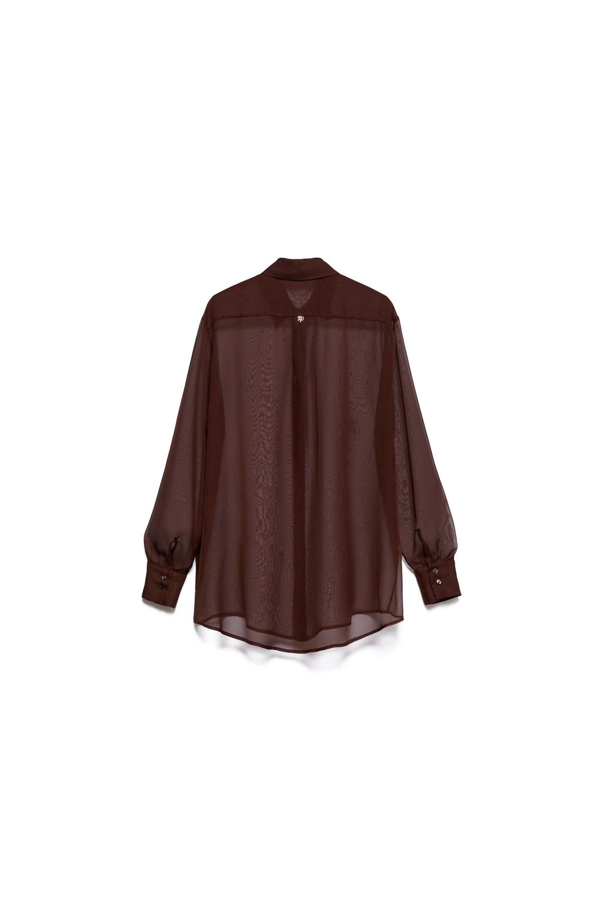 Shirt Patty in chiffon - choco
