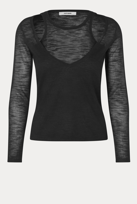 DRAMA KNIT BLOUSE