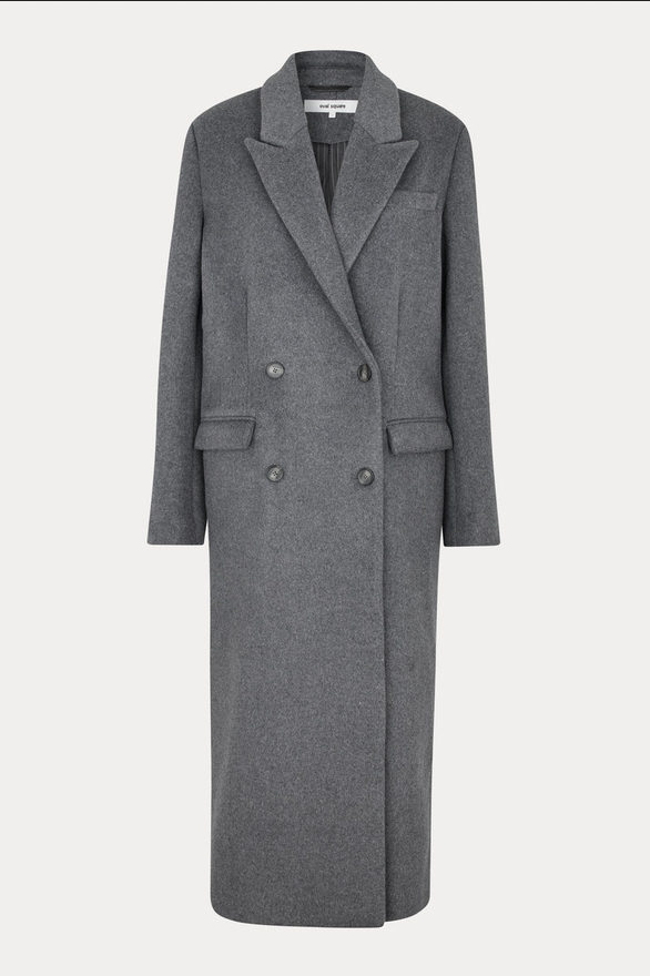 ELLIOT WOOL COAT DARK GREY