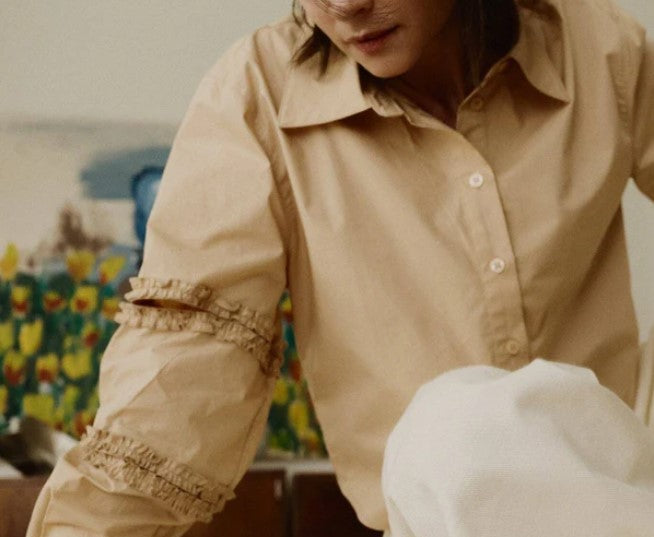 MUNA SAND CUT-OUT SHIRT