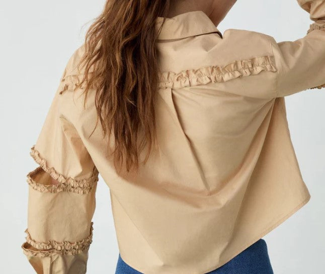 MUNA SAND CUT-OUT SHIRT