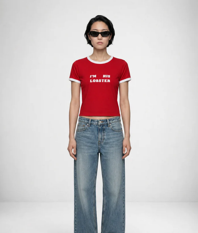 T-SHIRT HIS LOBSTER - RIBB