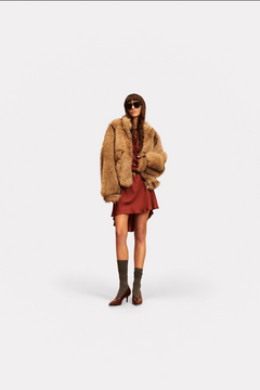 Fur Yvette Giacca bomber - gold 