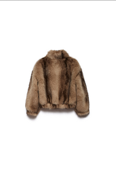Fur Yvette Giacca bomber - gold 
