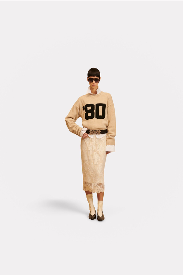 Midi skirt Vivi - milk 