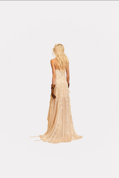 Long Slip dress Noa - Almond 