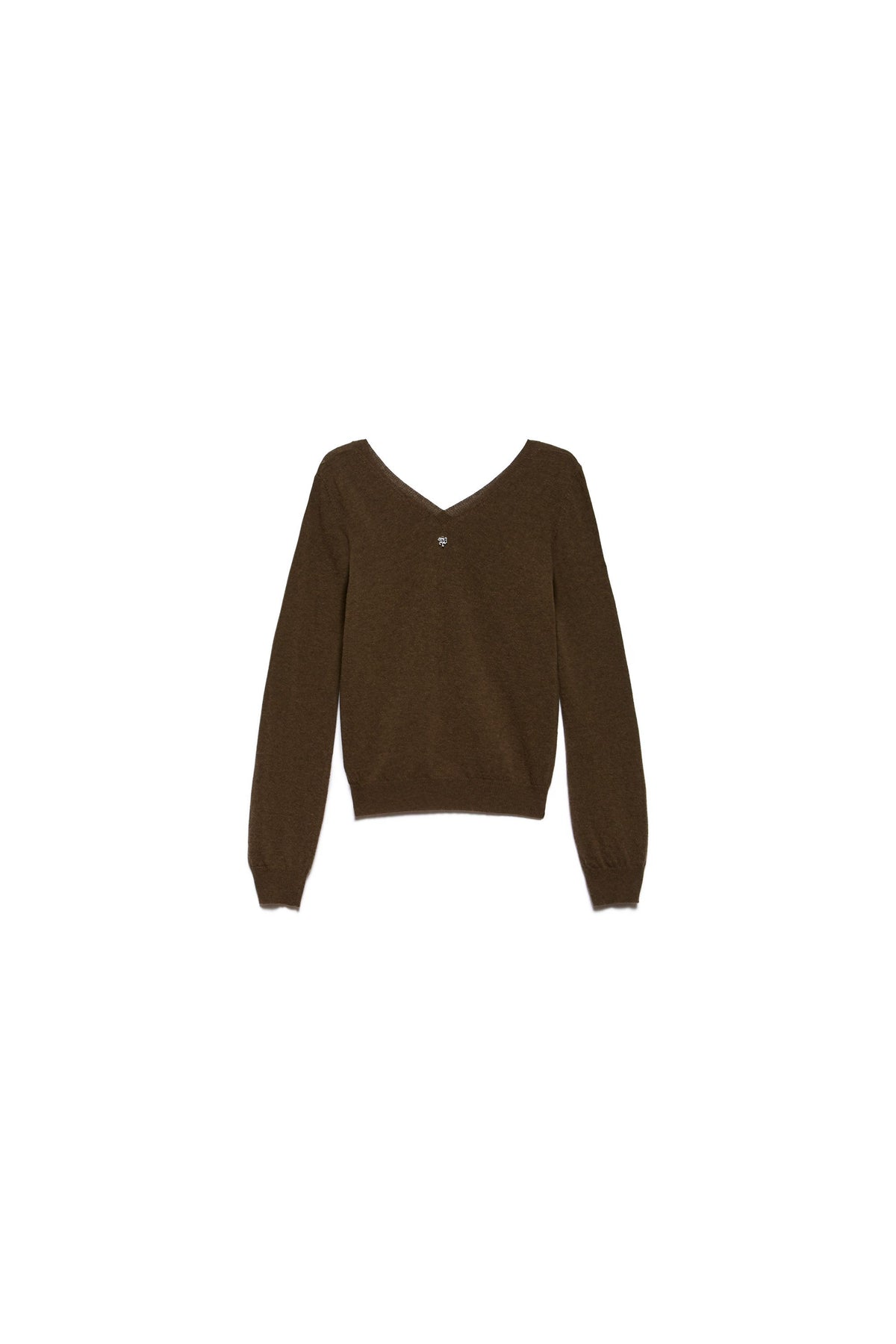 V Neck Pull Zady - Dark forest 