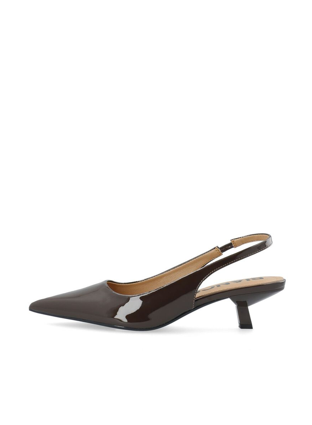 KITTEN HEEL SLLINGBACK PATENT 