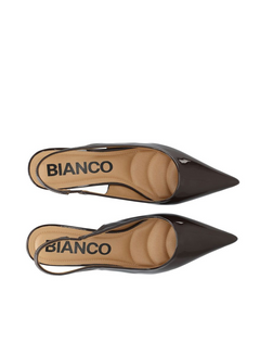 KITTEN HEEL SLLINGBACK PATENT 