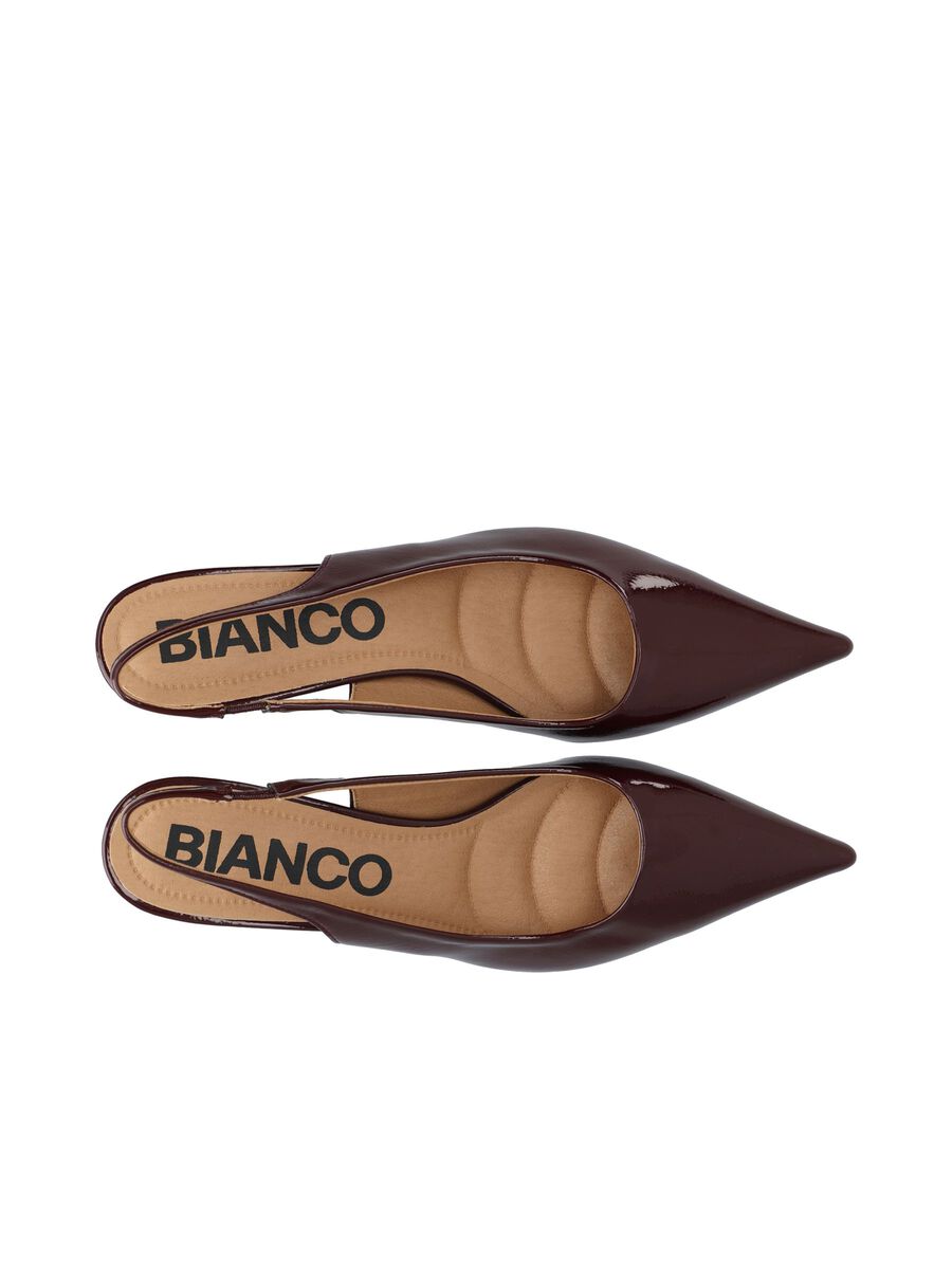 KITTEN HEEL SLINGBACK PATENT 
