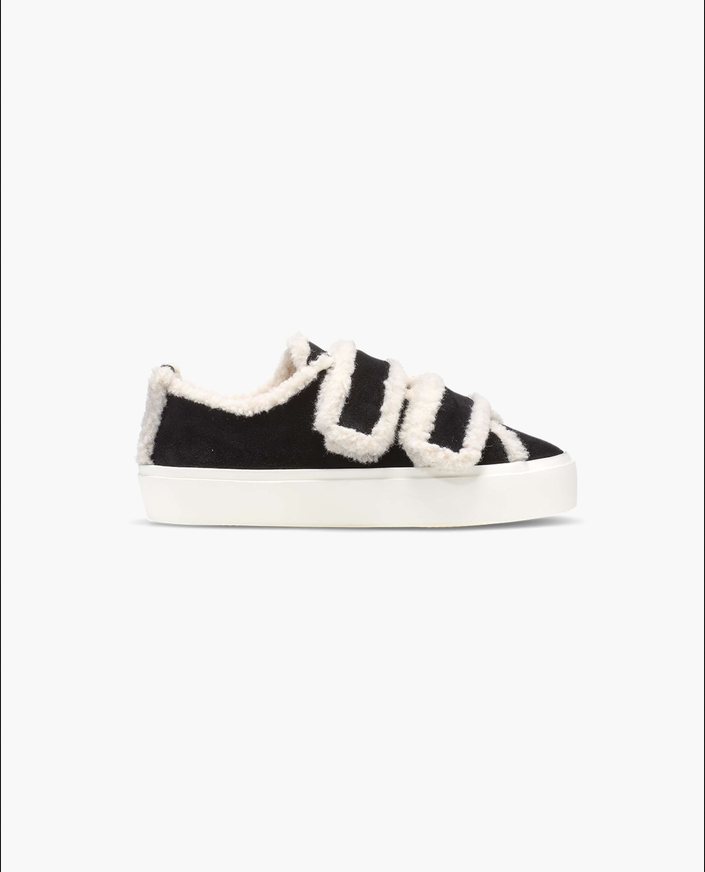 SHEARLING LOW VELCRO 