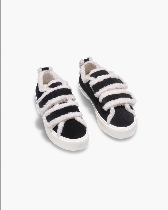 SHEARLING LOW VELCRO 