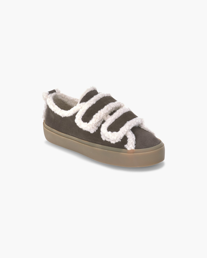 SHEARLING LOW VELCRO 