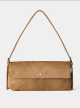 MIRANDA CALF HAIR BAG CAMEL 