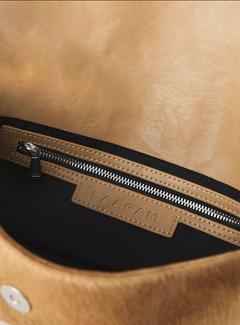 MIRANDA CALF HAIR BAG CAMEL 