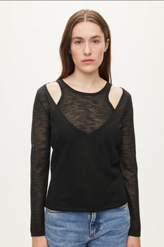 DRAMA KNIT BLOUSE 