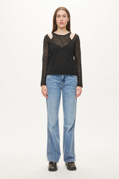 DRAMA KNIT BLOUSE 