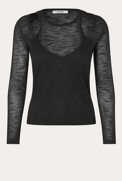 DRAMA KNIT BLOUSE 