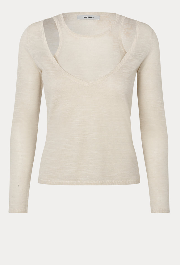 DRAMA KNIT BLOUSE 