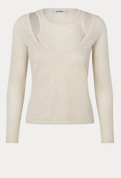 DRAMA KNIT BLOUSE 