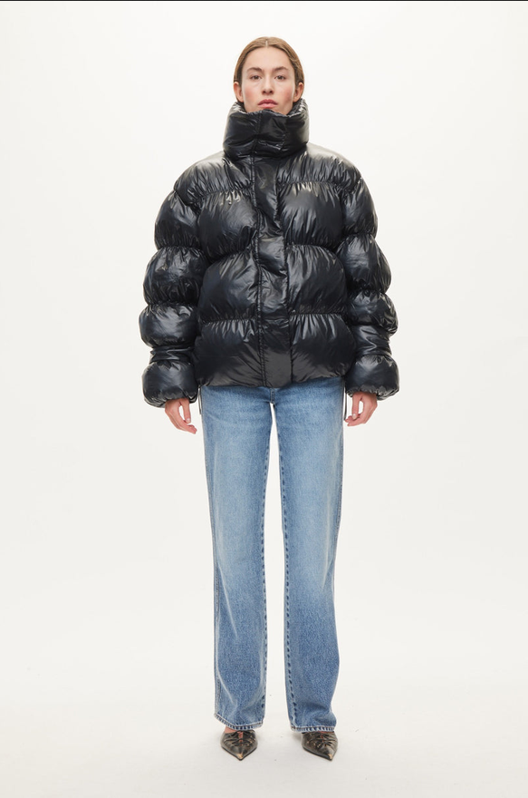 OVAL SQUARE ACTIVE COLLAR JACKET ANTRACITE 
