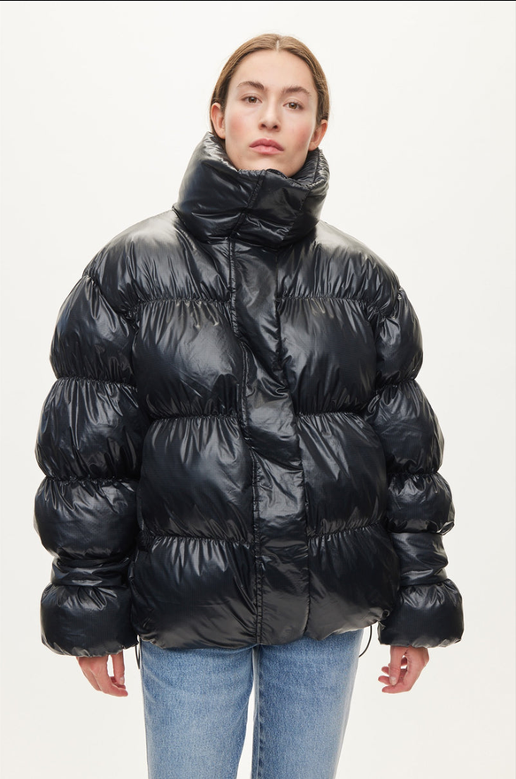 OVAL SQUARE ACTIVE COLLAR JACKET ANTRACITE 