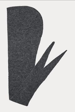 HOODE SCARF DARK GREY 
