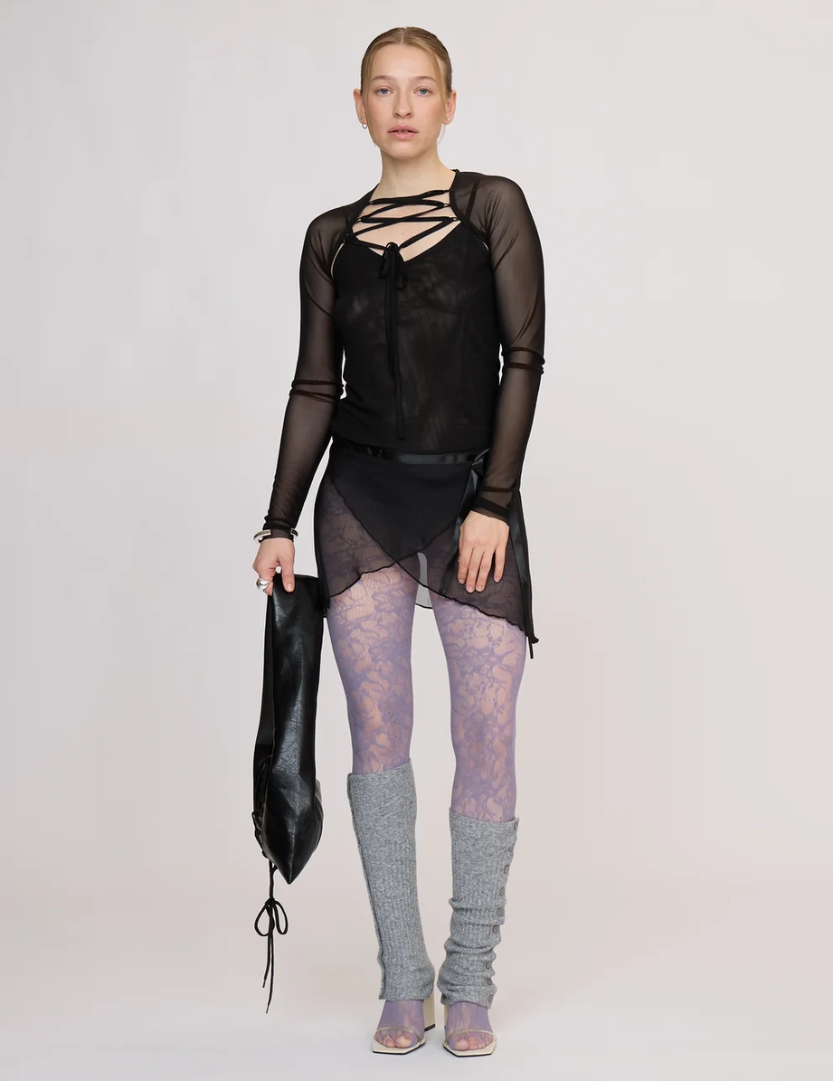 OLERIA RS BLOUSE BLACK 