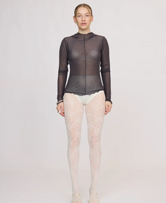 OLLIE RS BLOUSE DARK GREY 