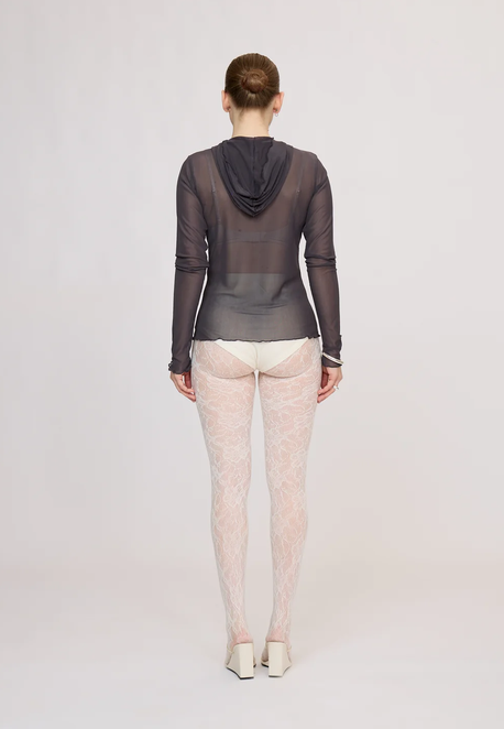 OLLIE RS BLOUSE DARK GREY 