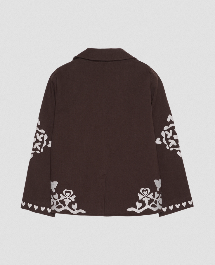 BLAZER MARGARET DARK PLUM 
