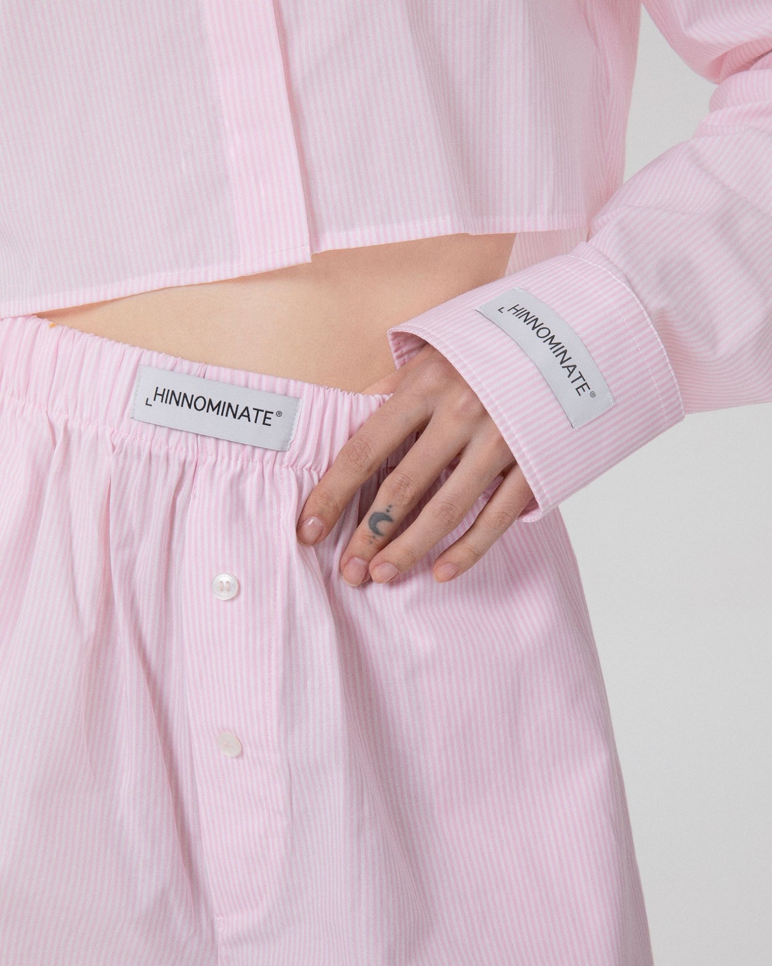 SHIRT STRIPED CROP 