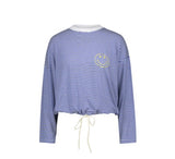 STRIPED STRING TEE 