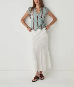MIDI SKIRT LILA 