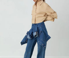 MUNA SAND CUT-OUT SHIRT 