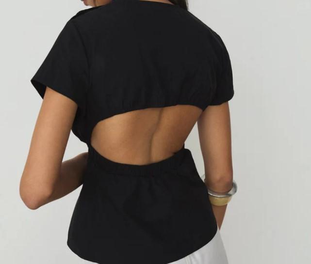 RAVEN BLOUSE ASYMMETRIC 
