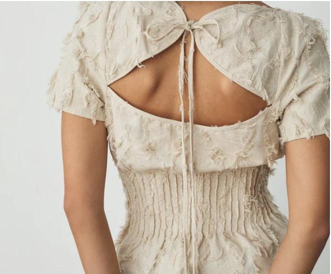 VAIANA ECRU BLOUSE 