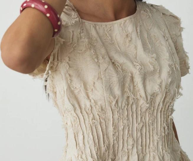 VAIANA ECRU BLOUSE 