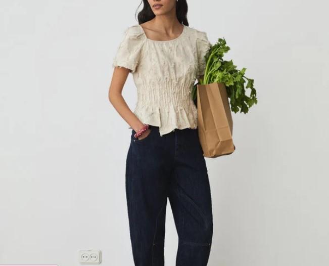 VAIANA ECRU BLOUSE 