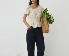 VAIANA ECRU BLOUSE 