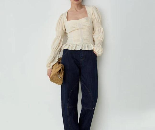 BLOUSE TEXTURED 