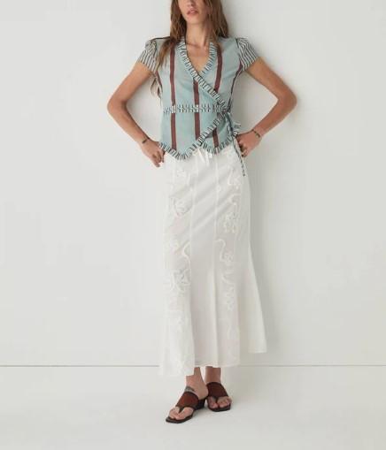 MIDI SKIRT LILA 