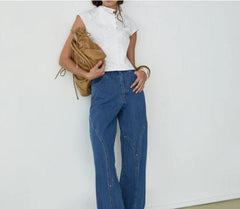 BLOUSE ASYMMETRIC 