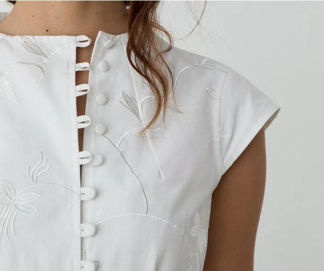BLOUSE ASYMMETRIC 