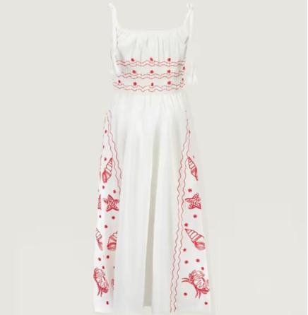 MANGINSHELLPOPLIN OFF WHITE Maison labiche