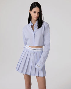 SHIRT STRIPED CROP 