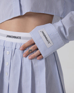 SHIRT STRIPED CROP 