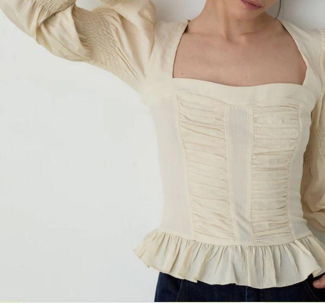 BLOUSE TEXTURED 