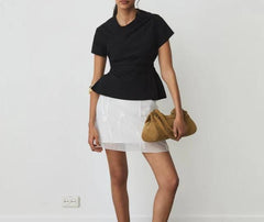 RAVEN BLOUSE ASYMMETRIC 